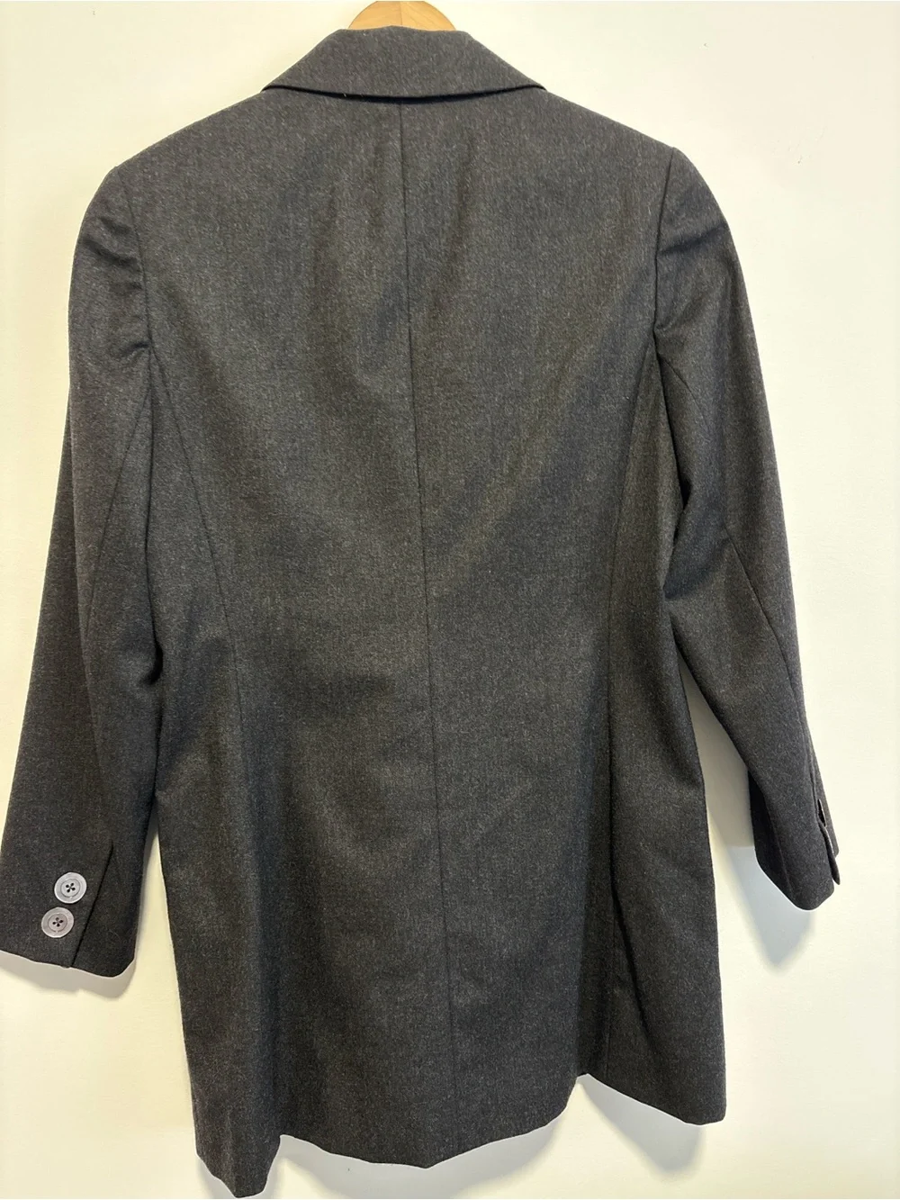 Vintage Aquascutum Made in England Pure Wool Double Breasted Blazer - Picture 4 of 10